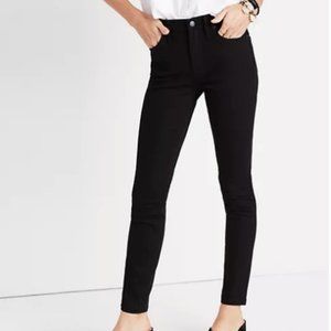 Madewell 9" High-Rise Skinny Black Jeans